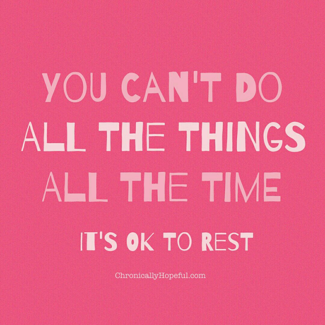 its okay to rest