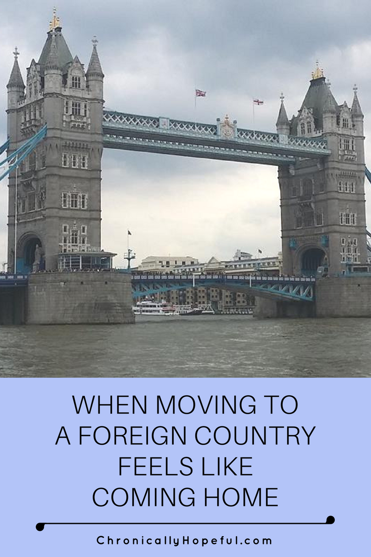 Moving to a foreign country feels like home