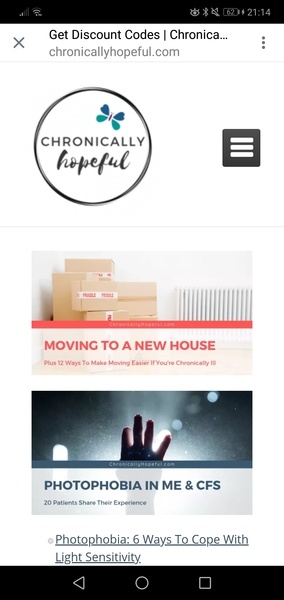 IG Landing Page Example, Media Links Screenshot of IG Landing Page Example, wih Media Links