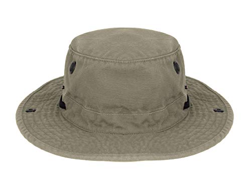 Tilley Men's Wanderer Sun Hat, KHAKI, 7 1 2 UK