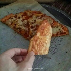 non-stick keto pizza base