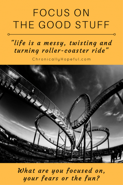 Life is a twisting roller-coaster ride