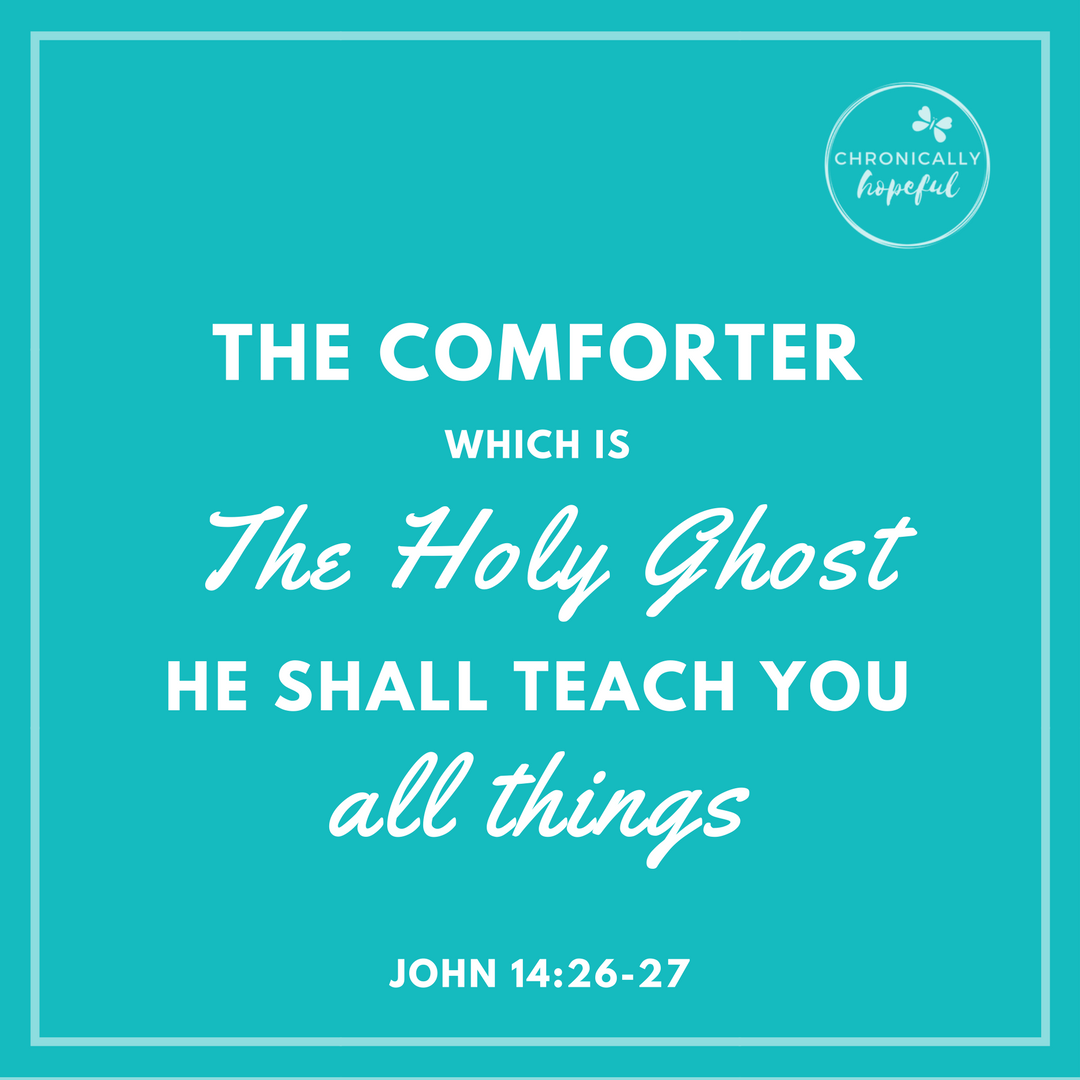 John 14v26-27 The Comforter, Holy Ghost will teach you VERSE