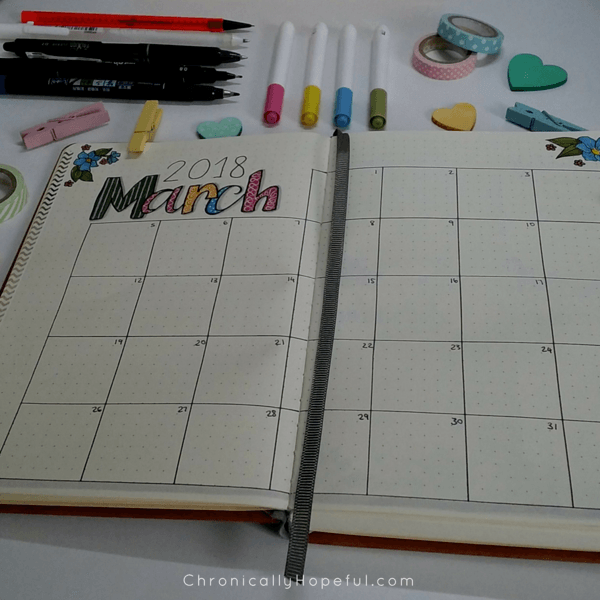 Monthly overview, March 2018 Journal Layout close
