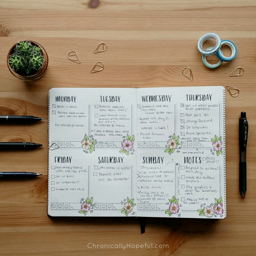 Bullet Journal – June Layout And Mid-Year Flip Through