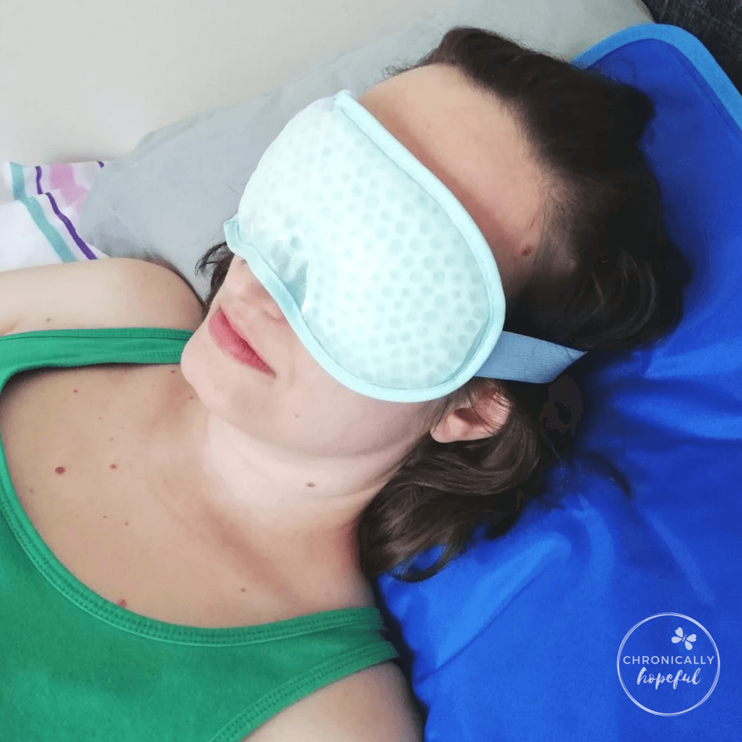 Cooling Eye Mask for Headaches, Chronically Hopeful