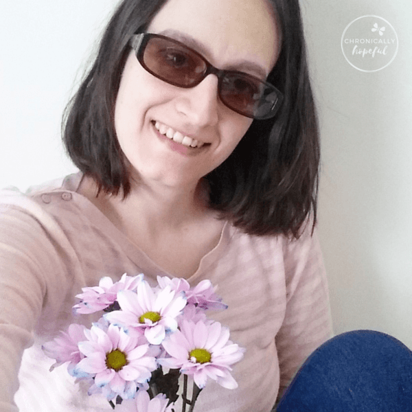Chronically Hopeful Char, 2018 with flowers