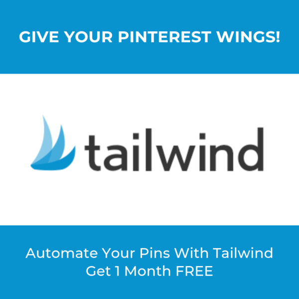 Give your pinterest wings! Automate your pins with tailwind. Get one month FREE