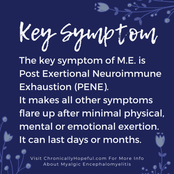 Key Symptom of M.E.
