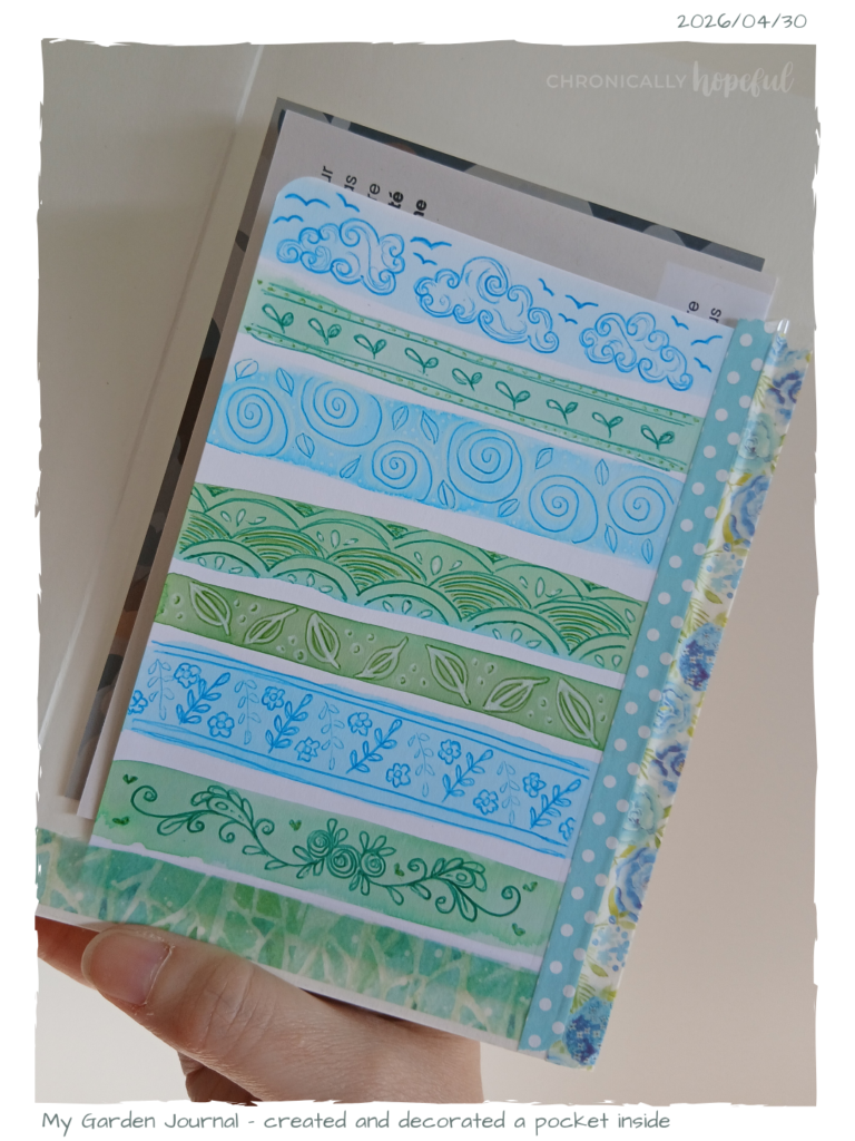 Garden Journal Pocket