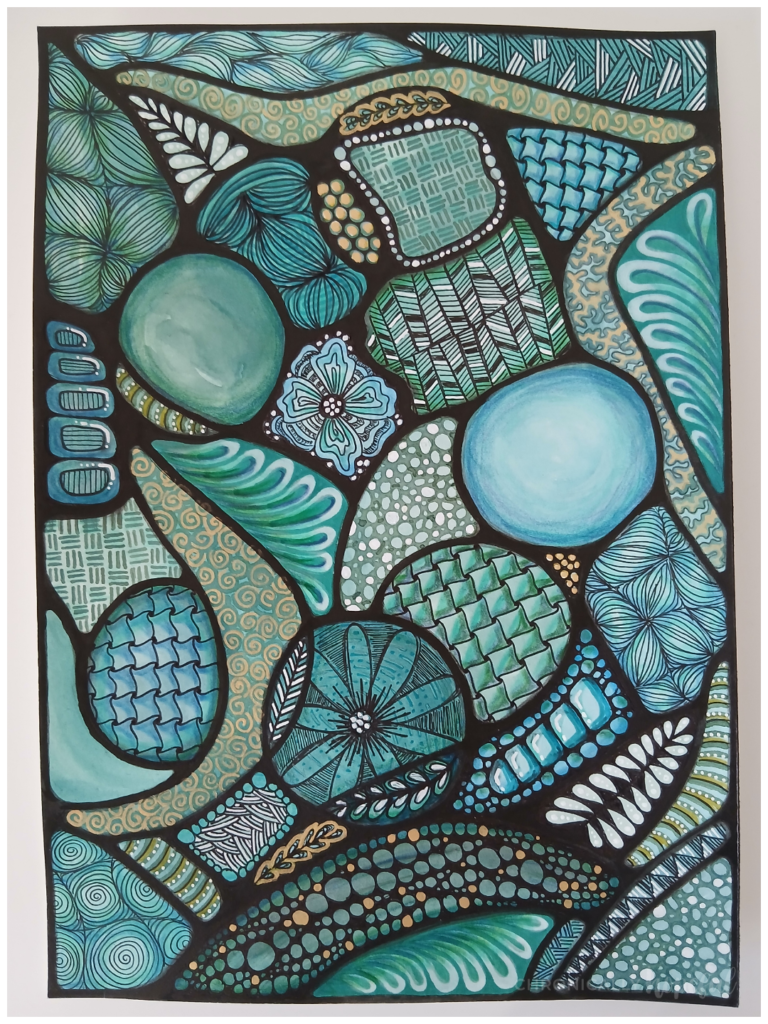 Final mixed-media painting