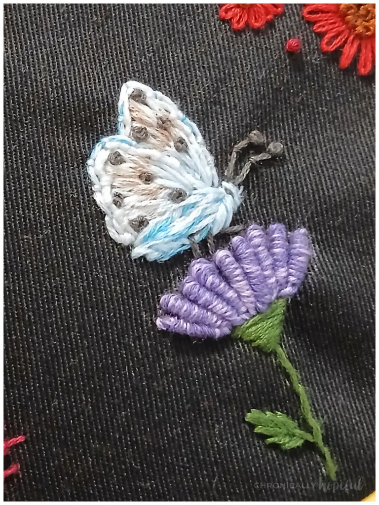 Long&Short Stitch Butterfly
