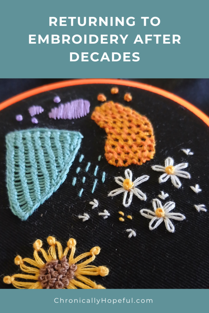 Return To Embroidery, Pinterest