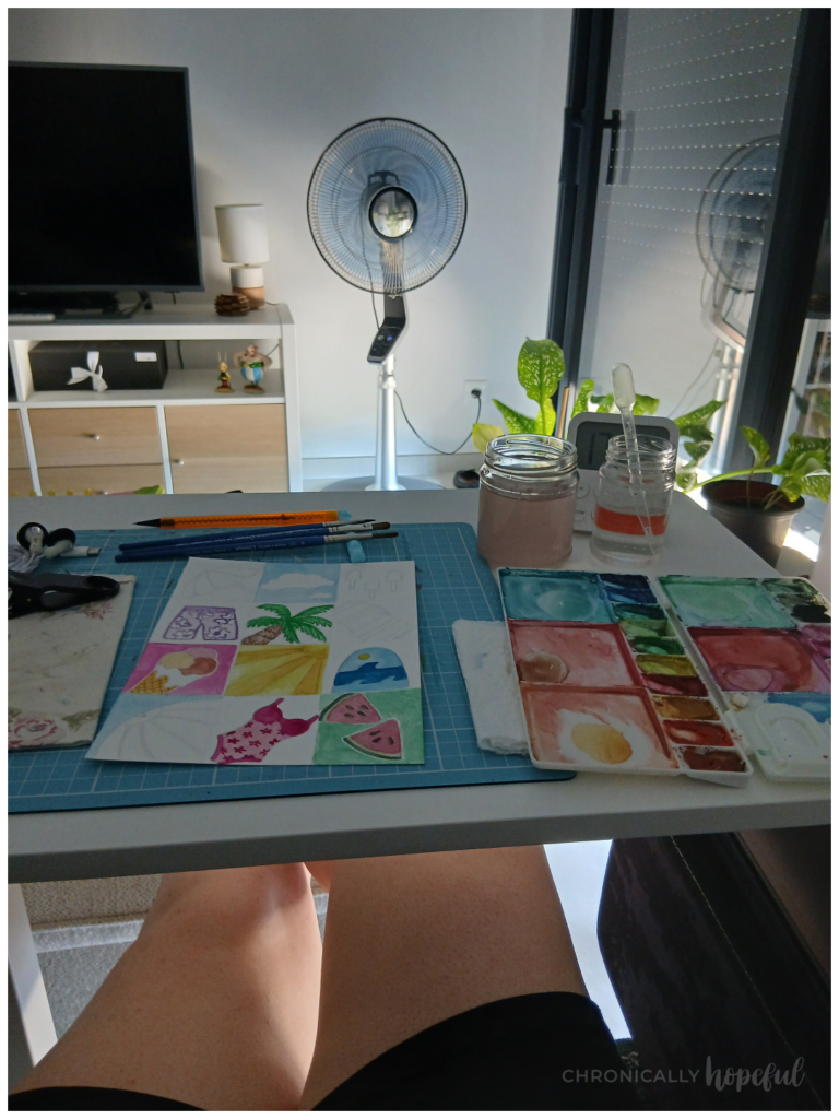 Working in heatwave