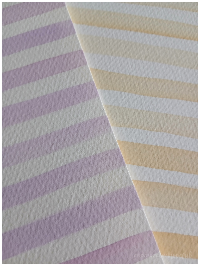 Painting gingham pattern with gouache