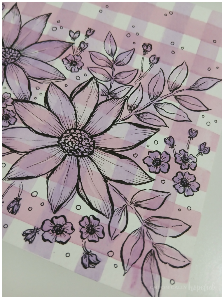 Doing detail work on line drawings
