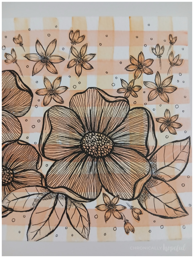 Doing detail work on line drawings