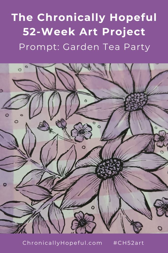 CH52art Project, Garden Tea Party, Pinterest